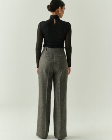 Natasha Grey Tweed Trouser
