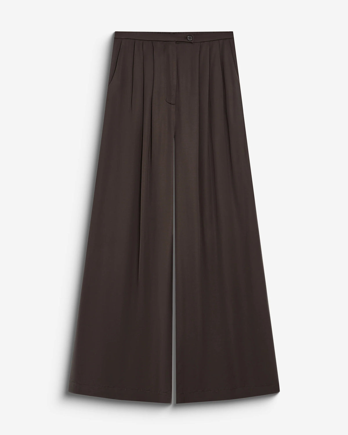 Barnaby Brown Viscose Wide Pant