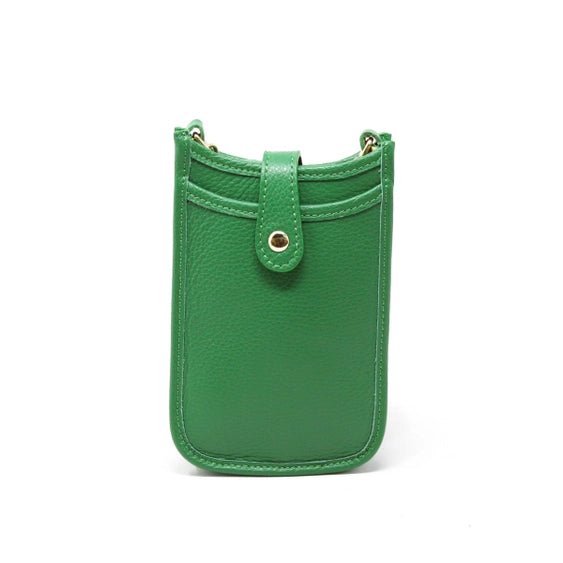 Leather Crossbody Cellphone Bag