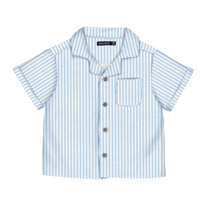 Light Blue Stripe Infant Shirt