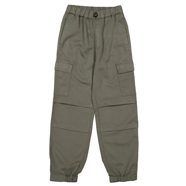 Olive Twill Parachute Pant
