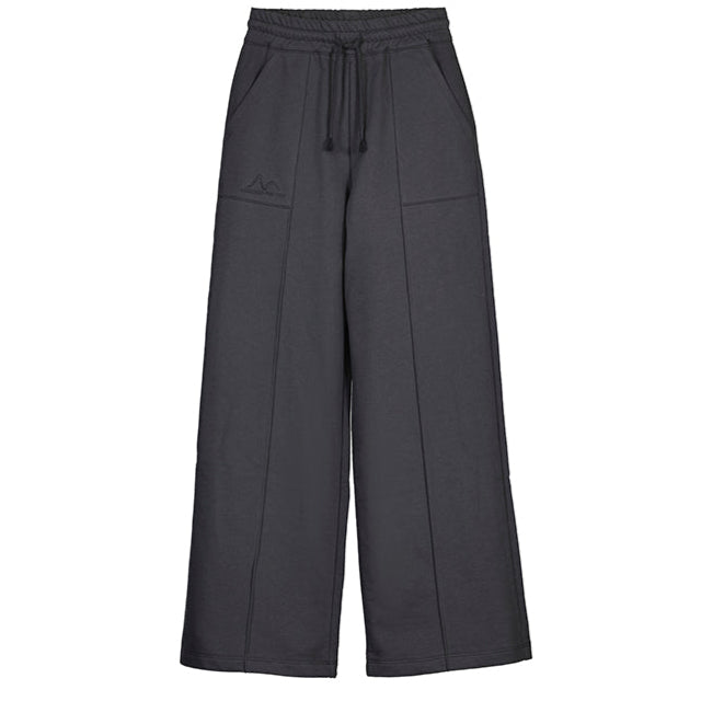 Charcoal Fleece Wide Pant