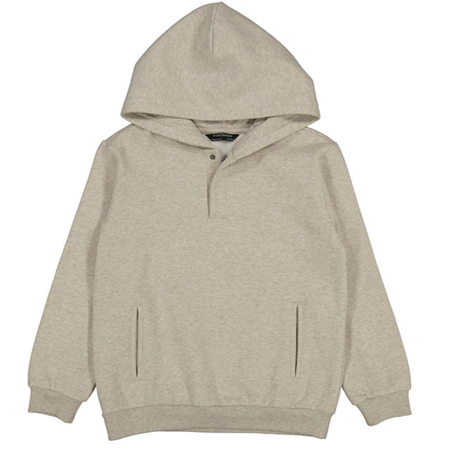 Taupe Smooth Hoody Sweatshirt