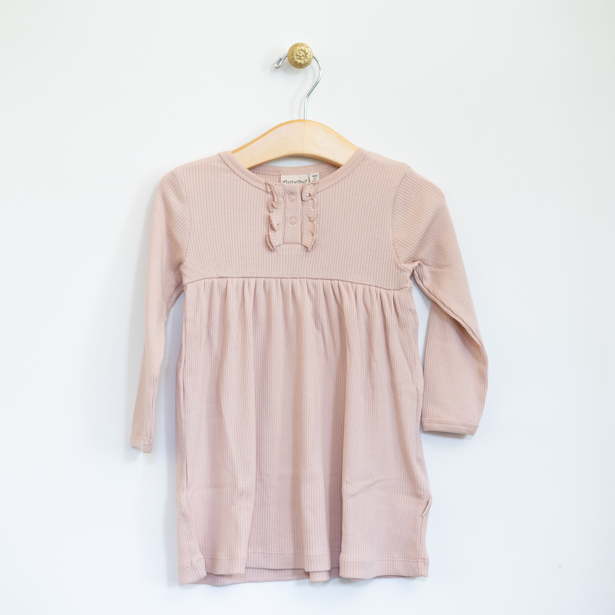 Soft Rose Knit Dress