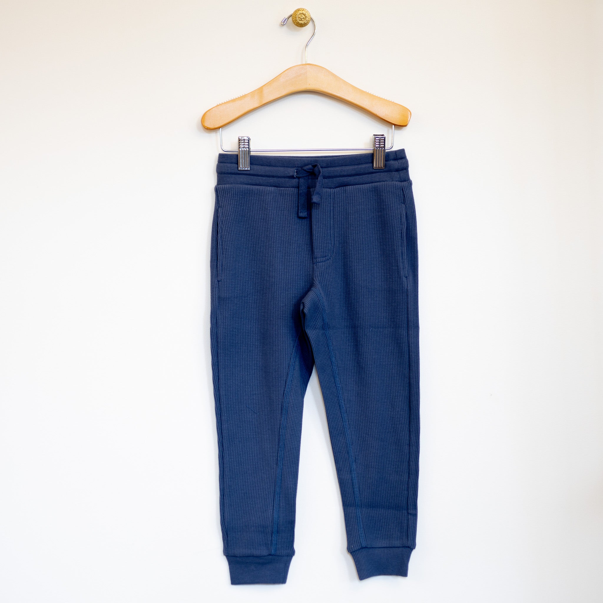 Blue Thermal Knit Pant