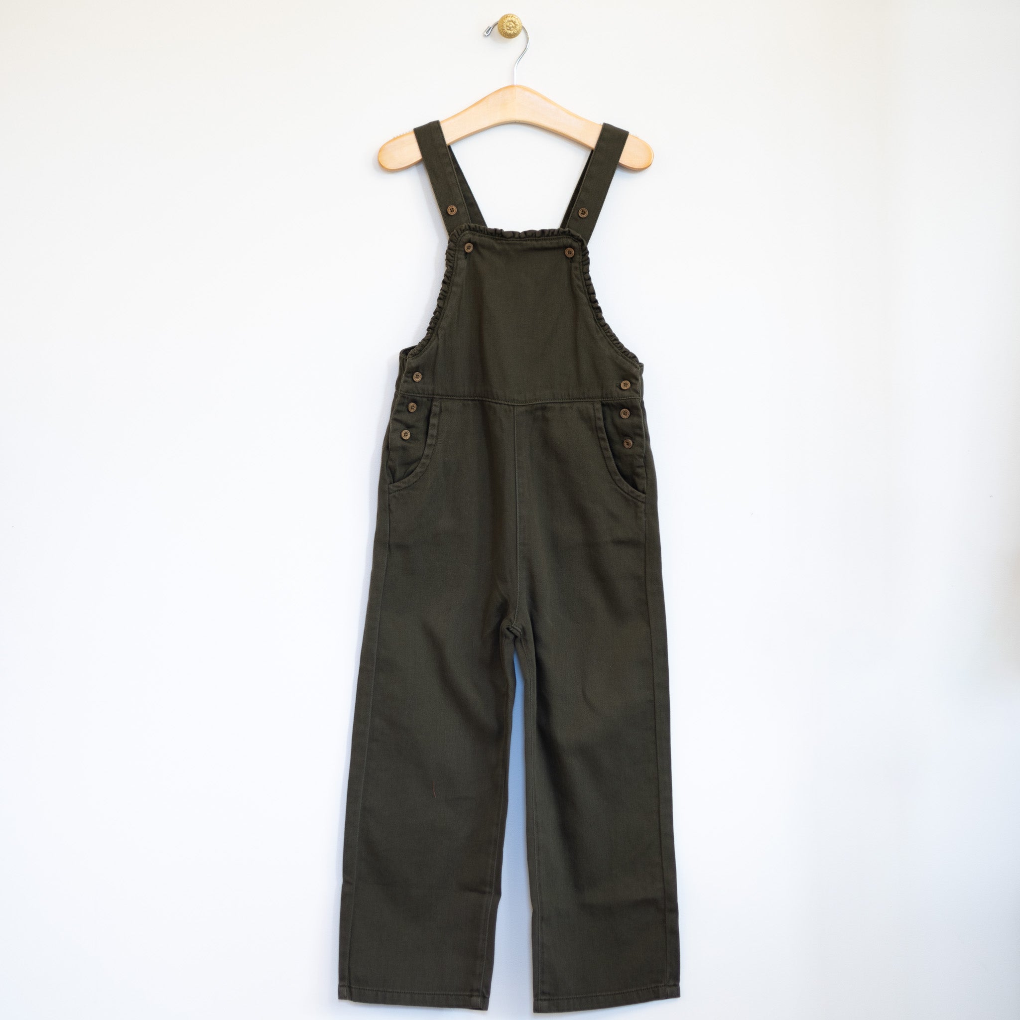 Olive Twill Overall