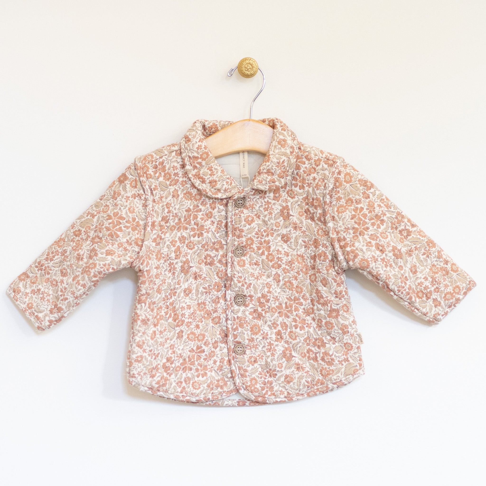 Infant Rust Garden Quilted Jacket