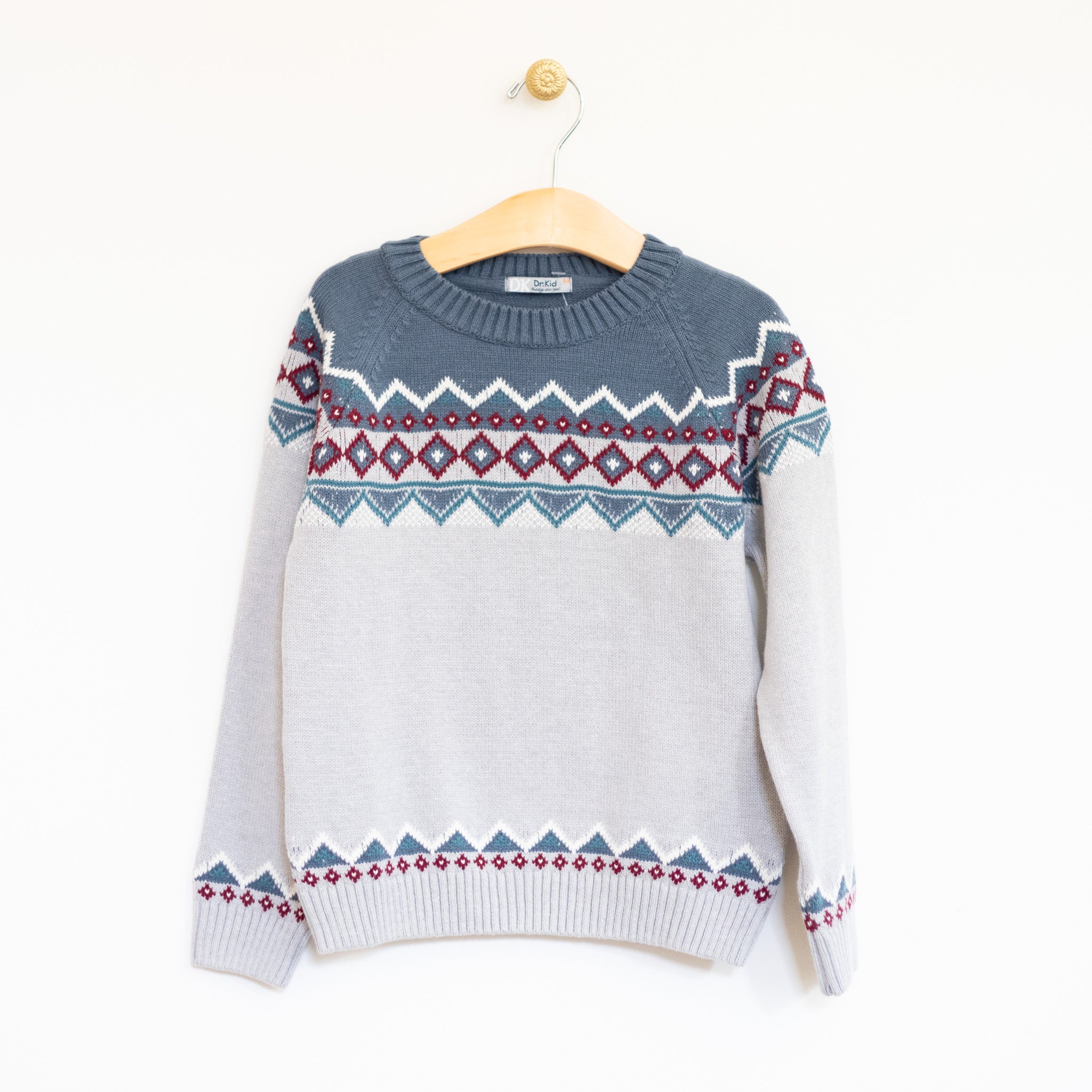 Taupe Forest Fairisle Sweater