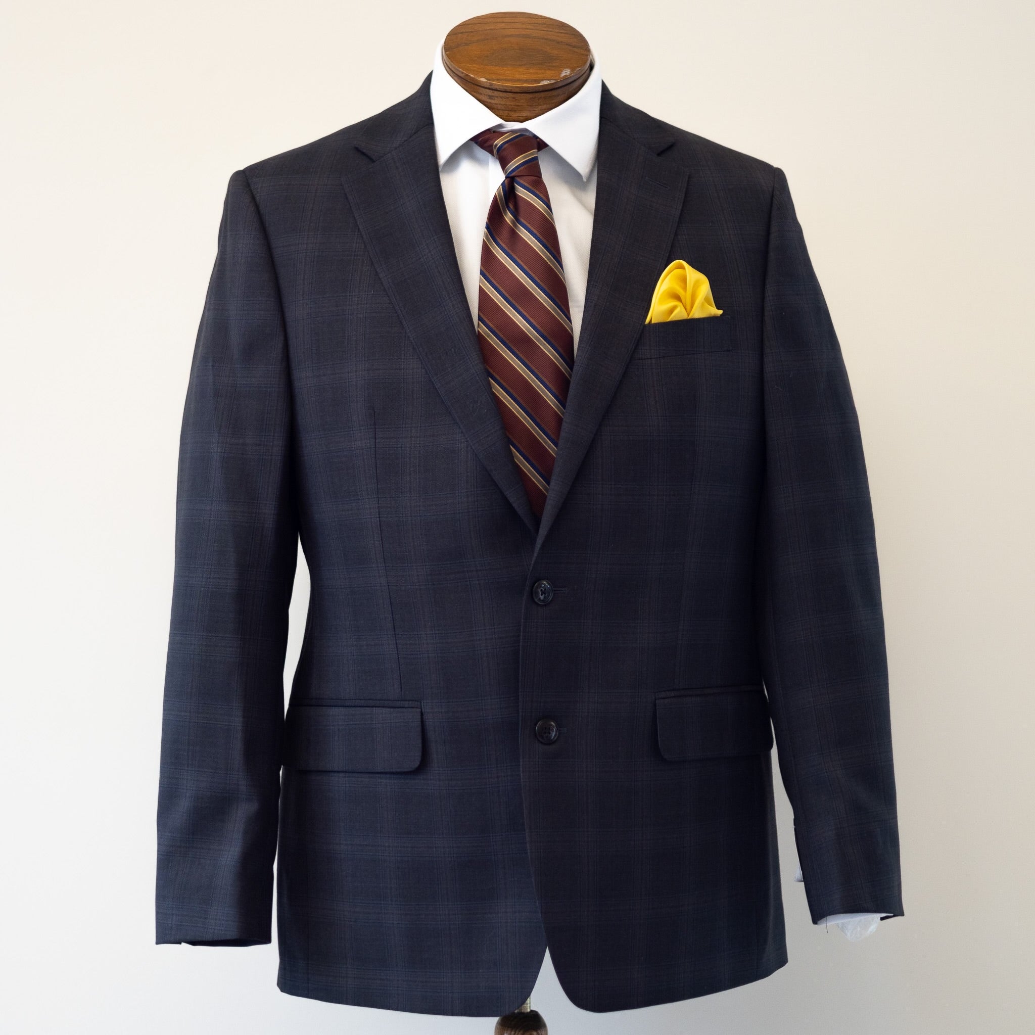 Rich Char/Brown Plaid Suit