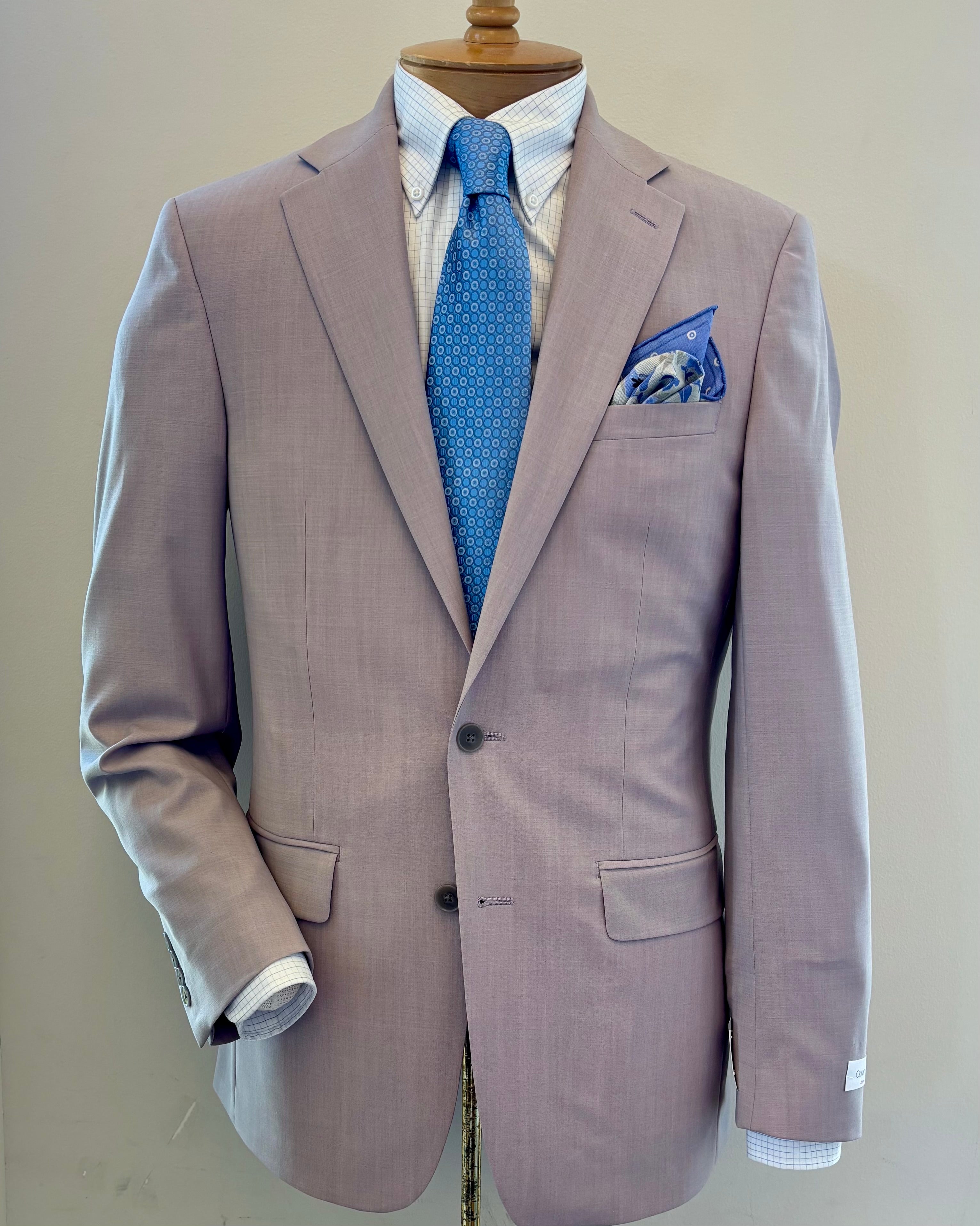 Men's Mauve Solid Suit CK