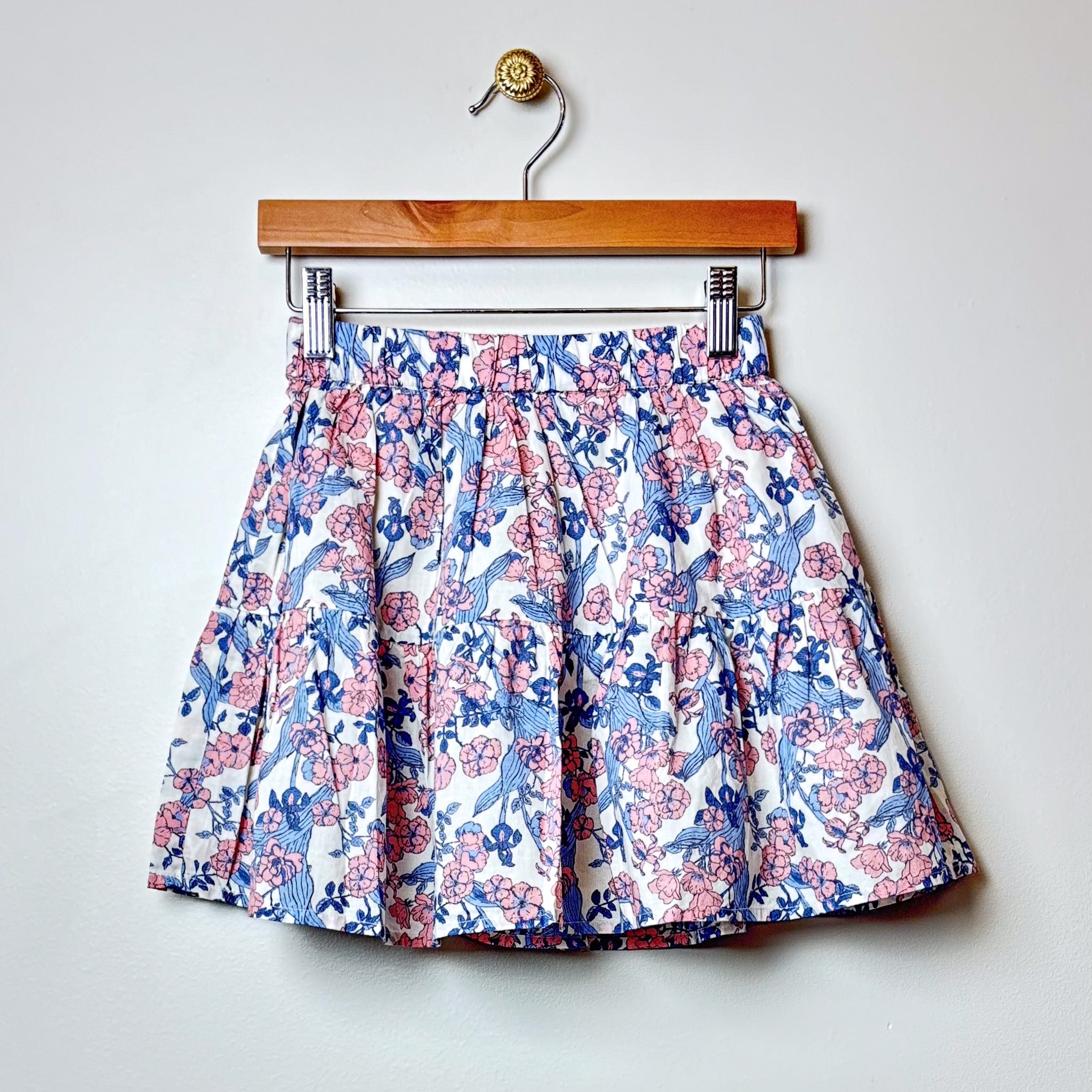 Blue Pink Iris Skirt