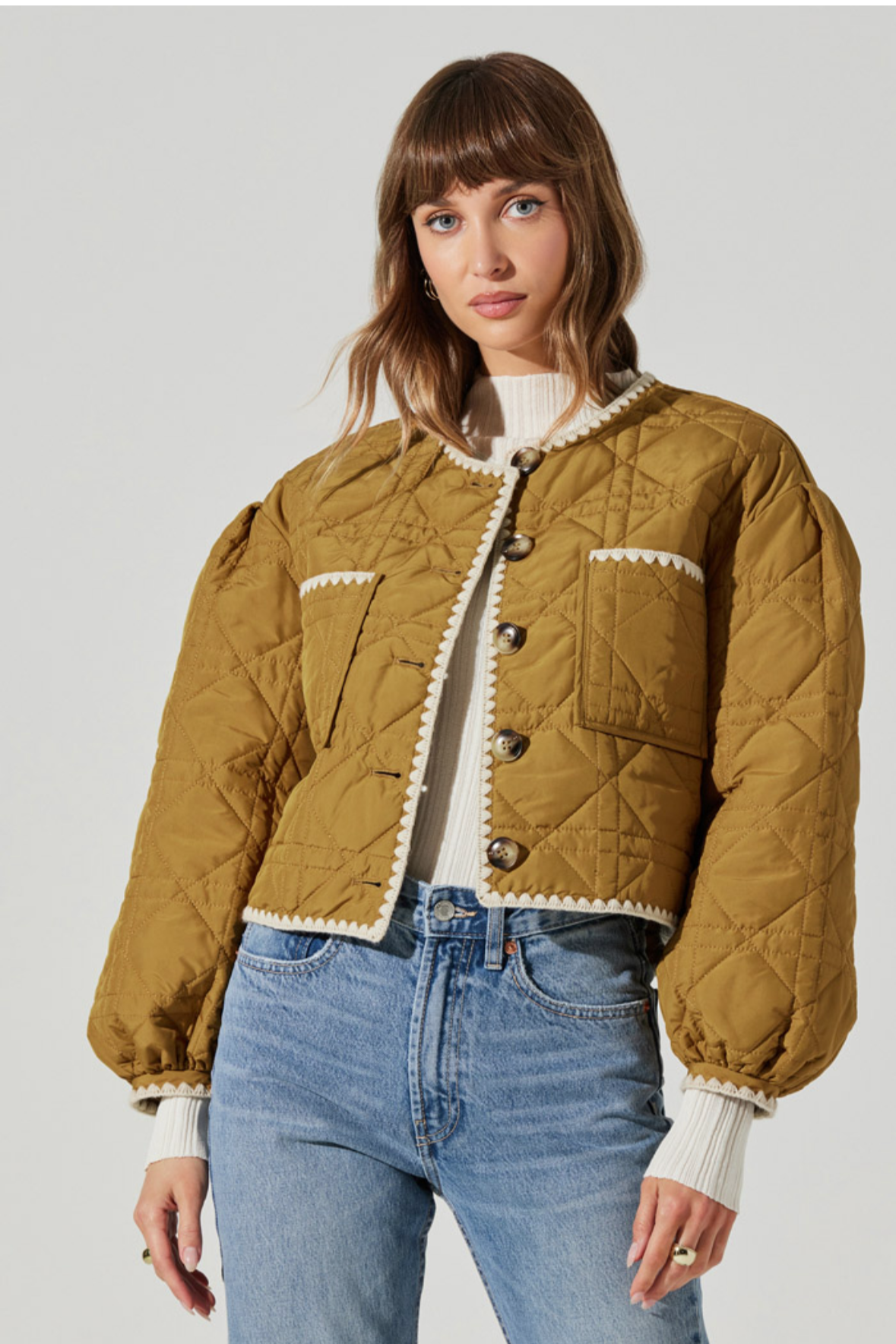 Acacia Nutmeg Quilted Jacket