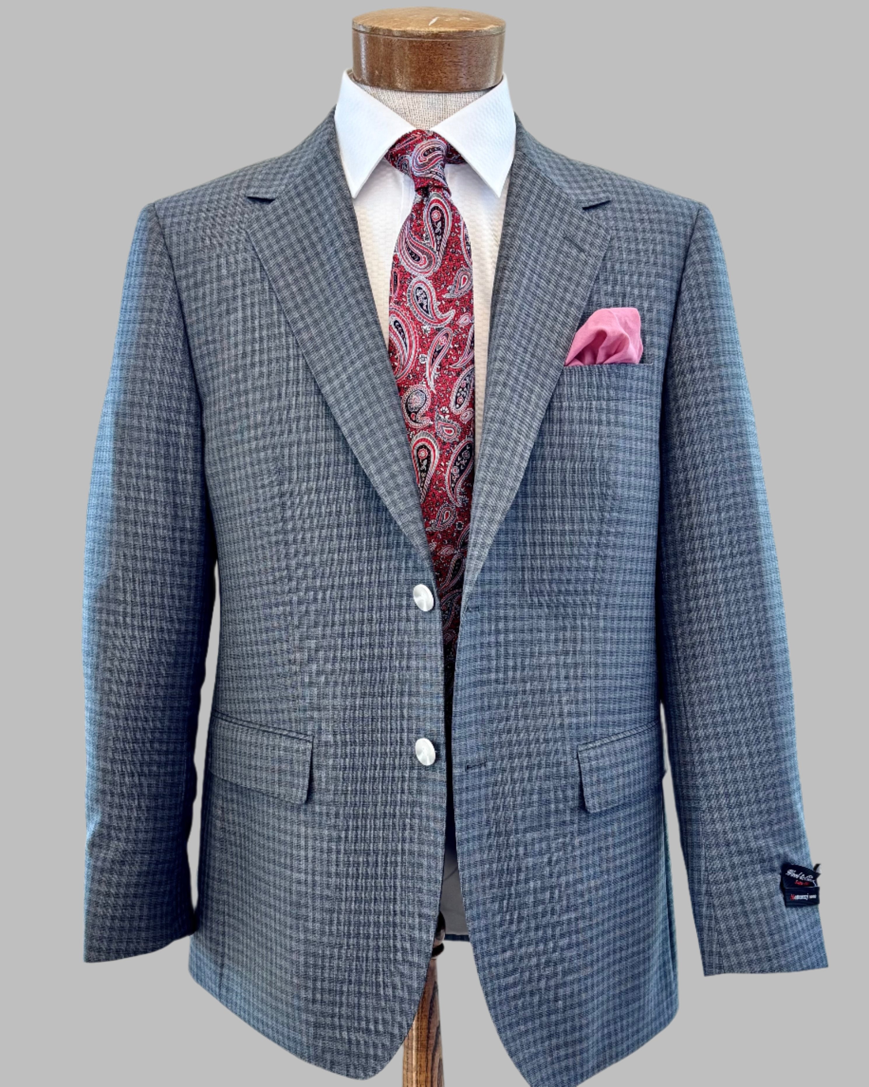 Mattarazi Medium Grey Check