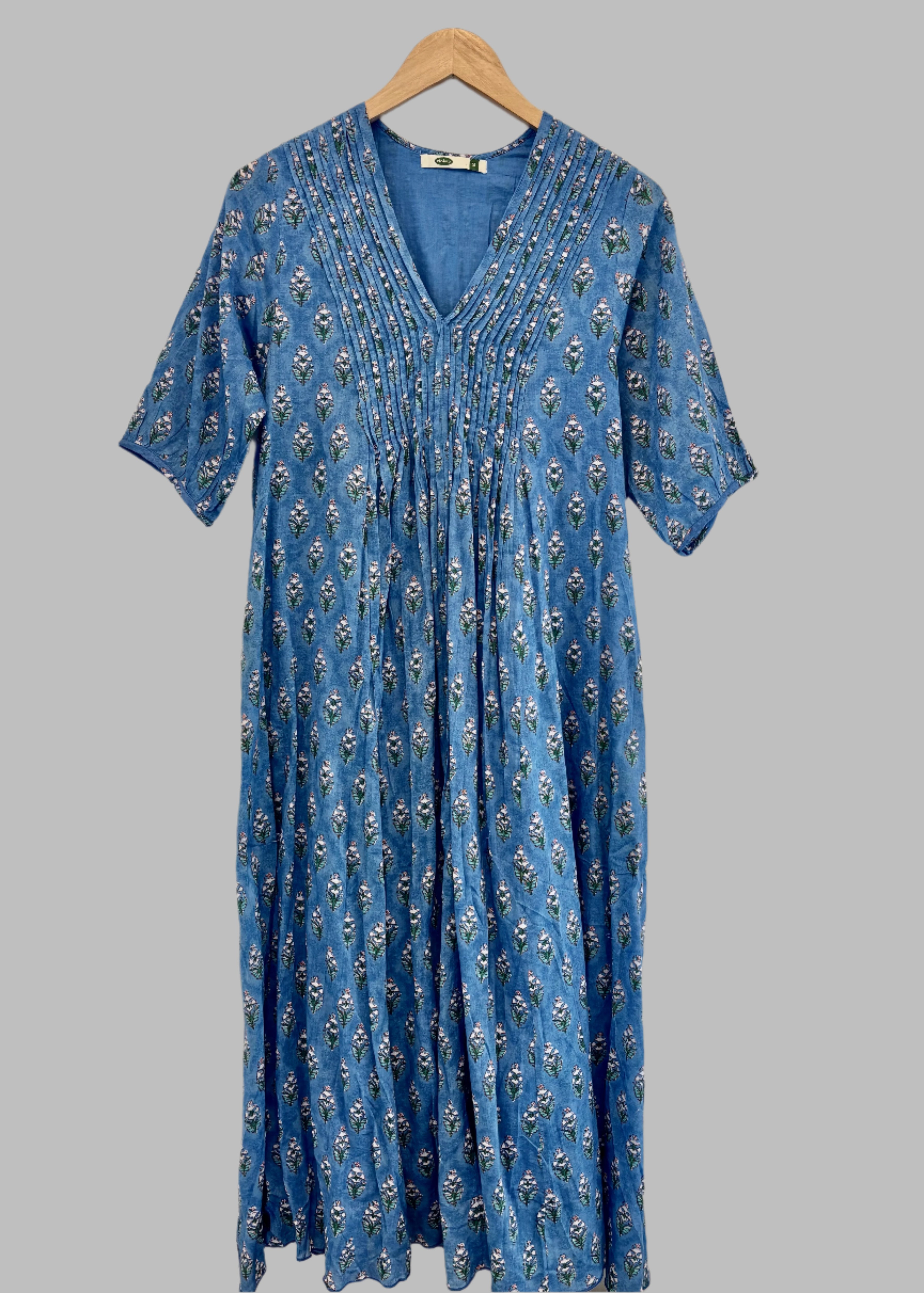 Skye Blue Block Print Dress