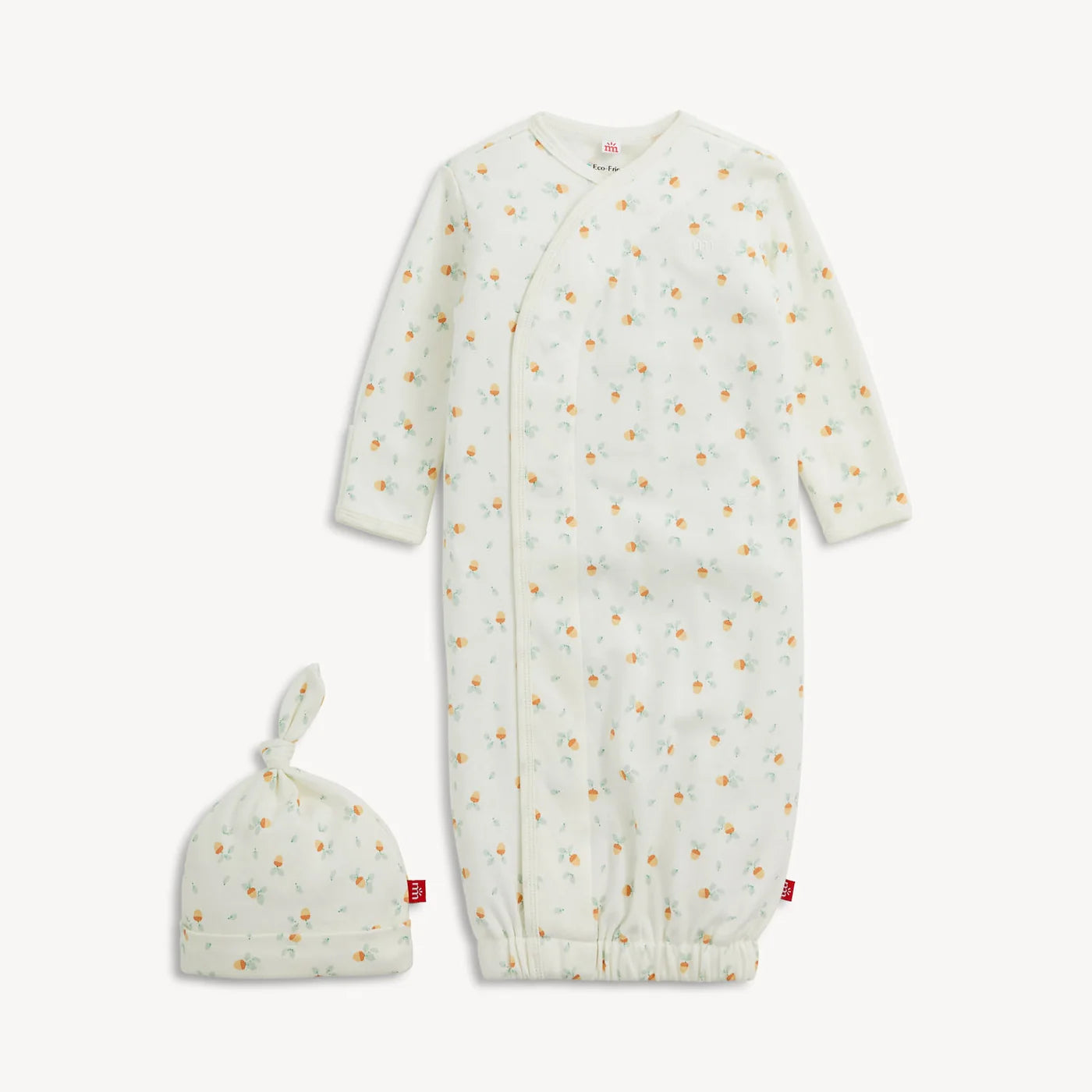 Acorns Organic Cotton Gown + Hat Set