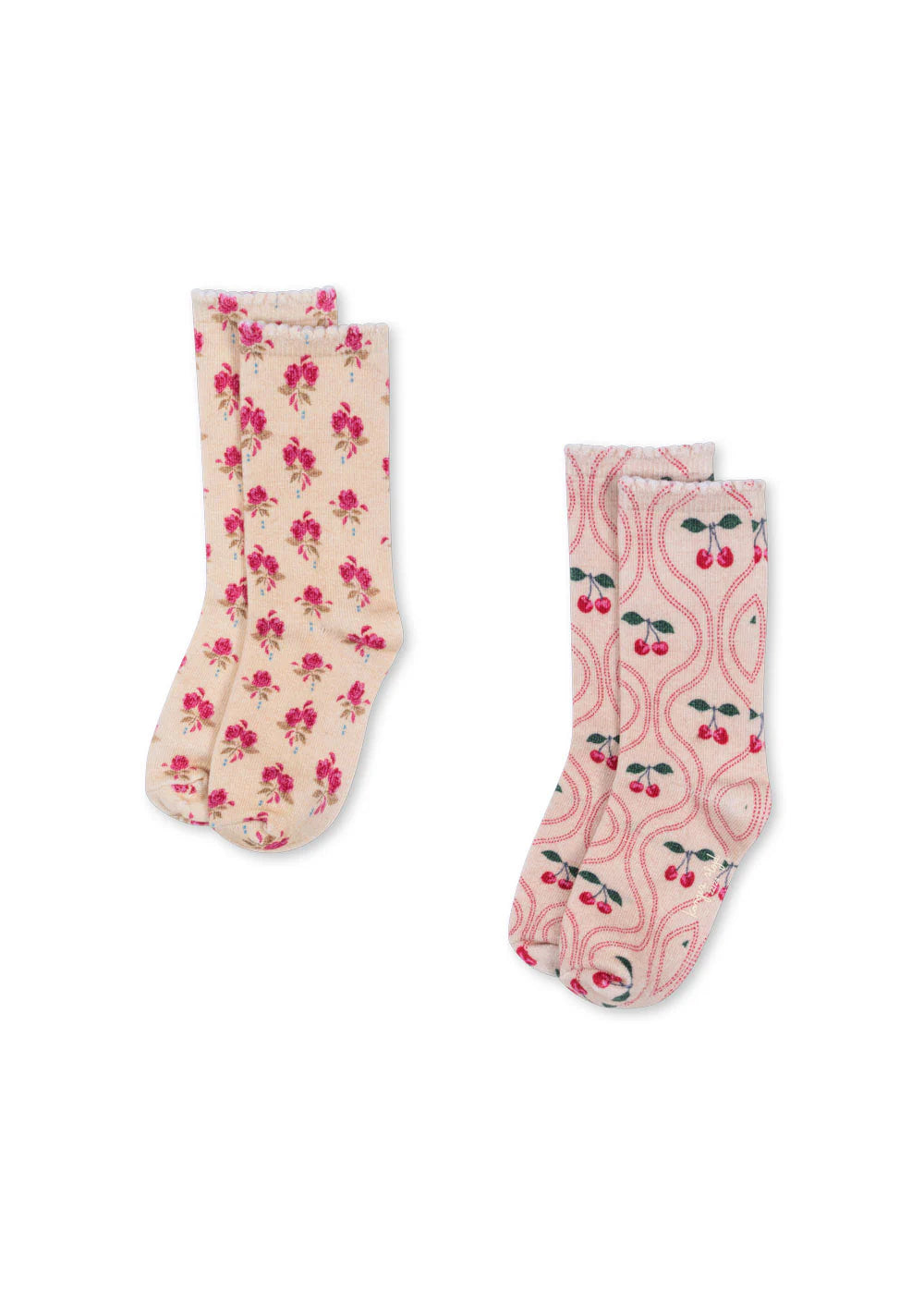 Konges Slojd Pink Cherry Blossom Sock Set