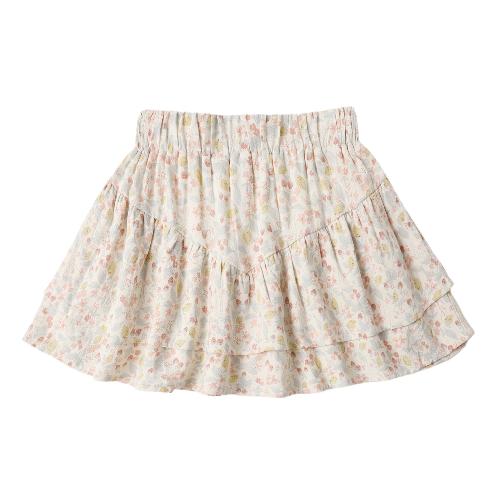 Summer Garden Tiered Mini Skirt
