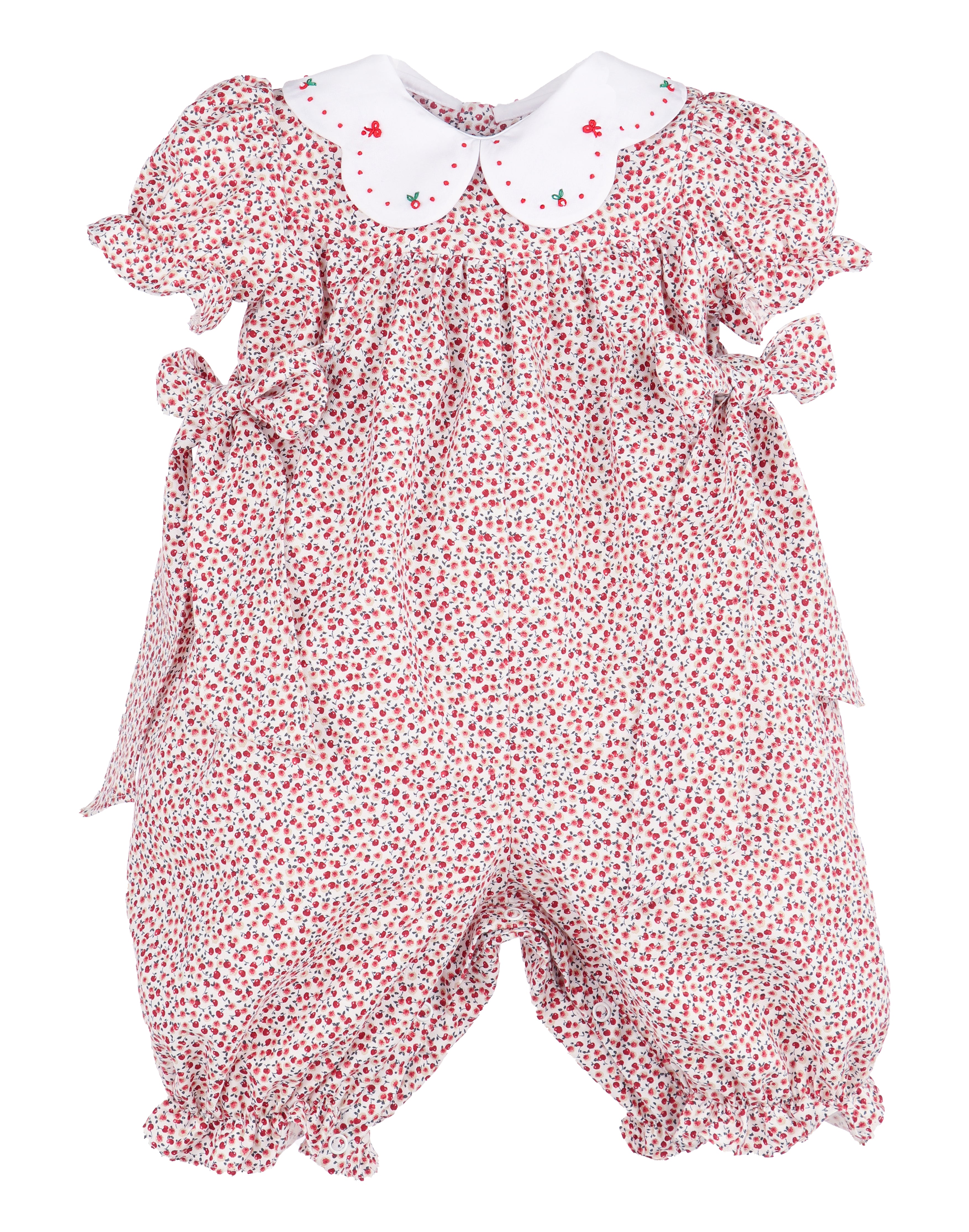 Apple Orchard Ditsy Print Romper