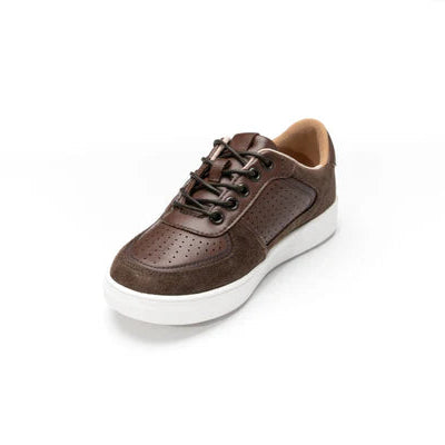 Brown Leather Sneakers