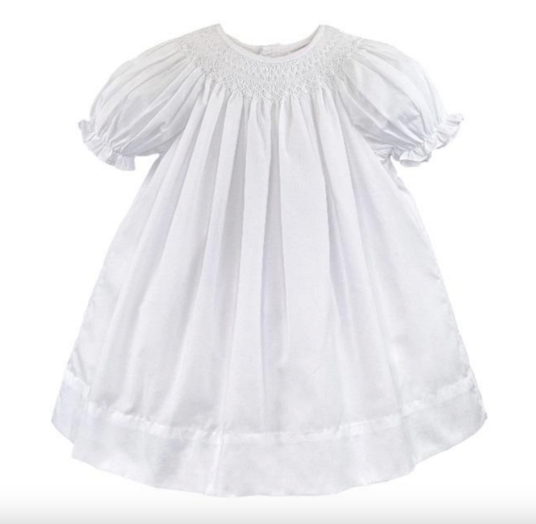 Batiste Bishop Smocked Dress