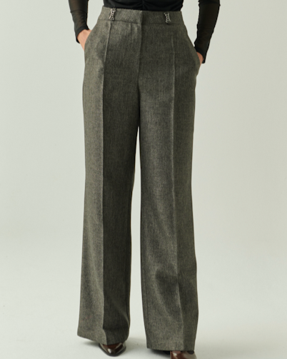Natasha Grey Tweed Trouser