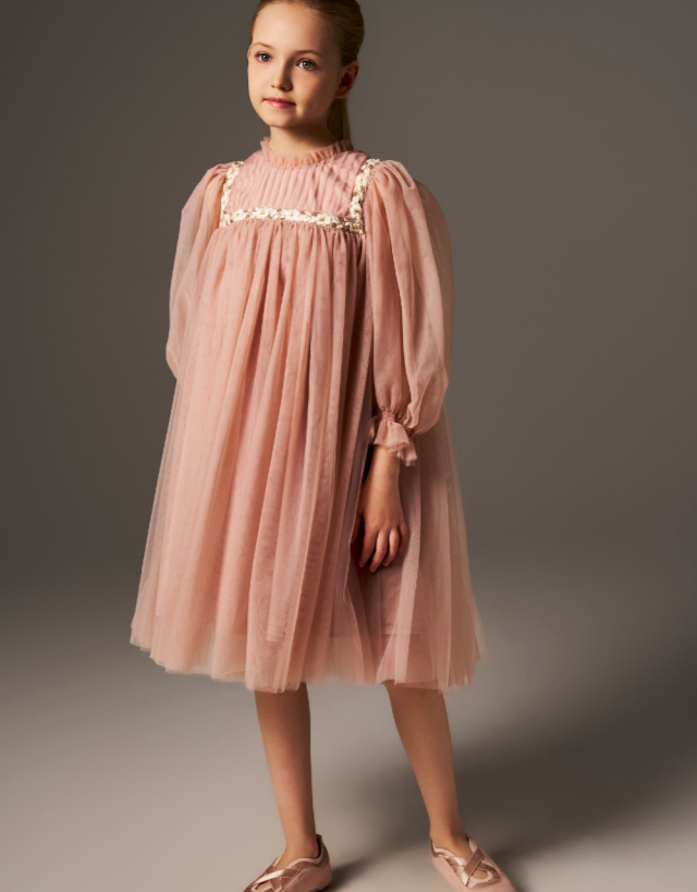 Kate Dusty Rose Tulle Float Dress