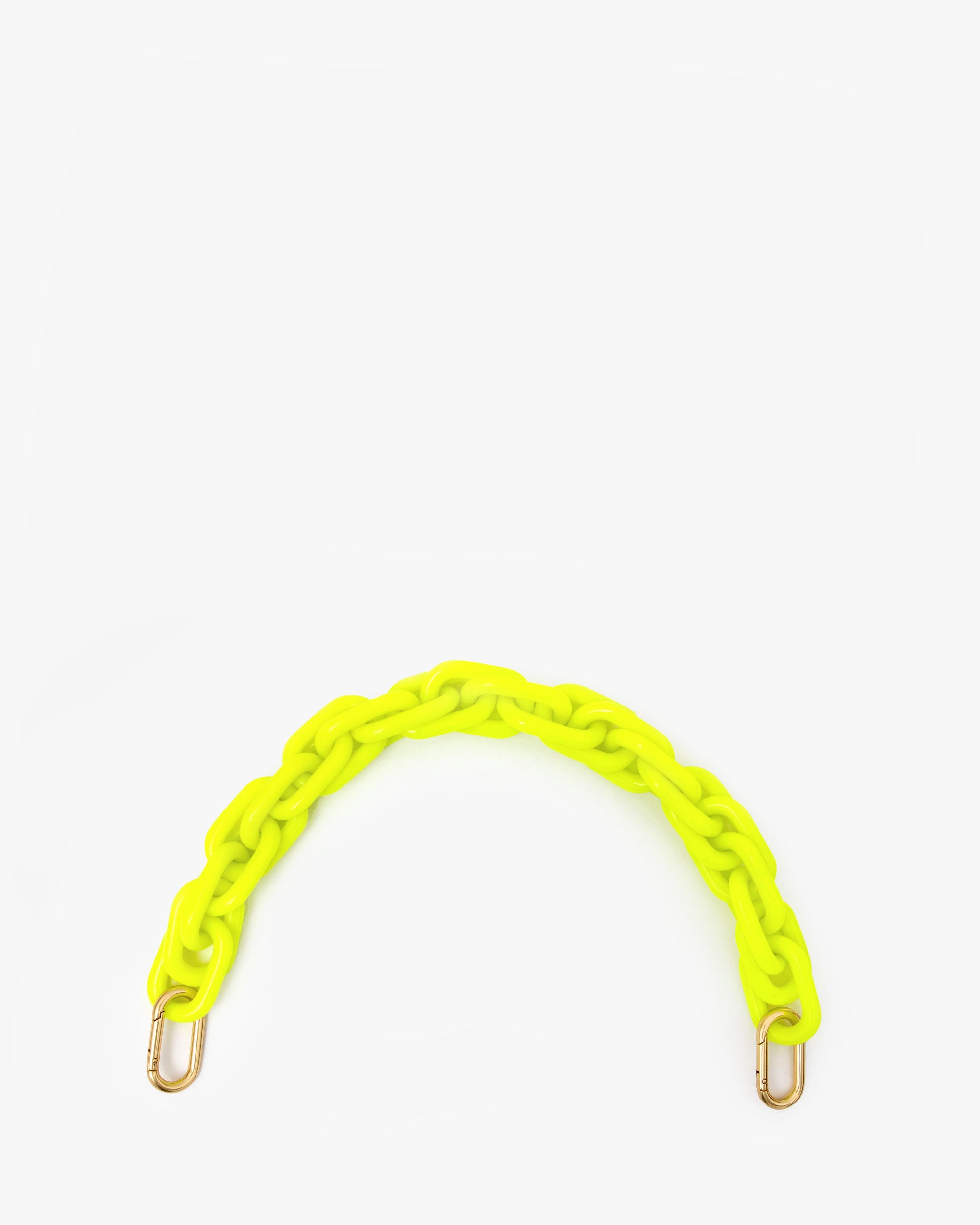 Clare V. Neon Yellow Resin Shortie Strap