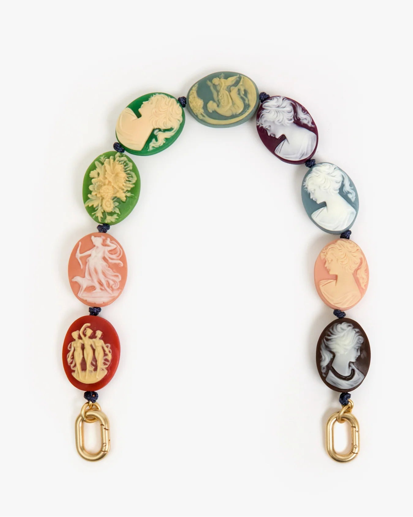 Clare V. Multi Cameo Shortie Strap