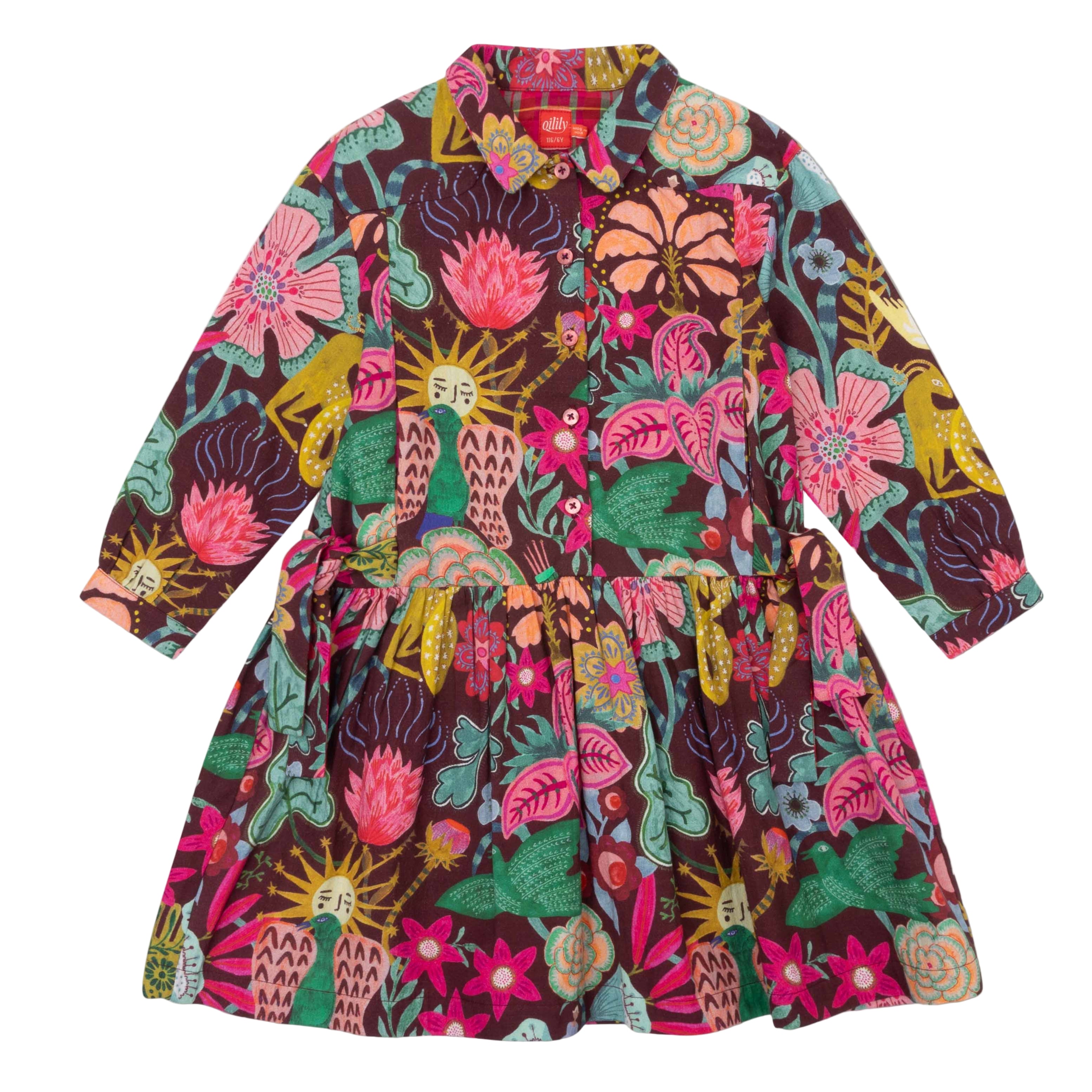 Oilily Cabernet Brown Multi Dress