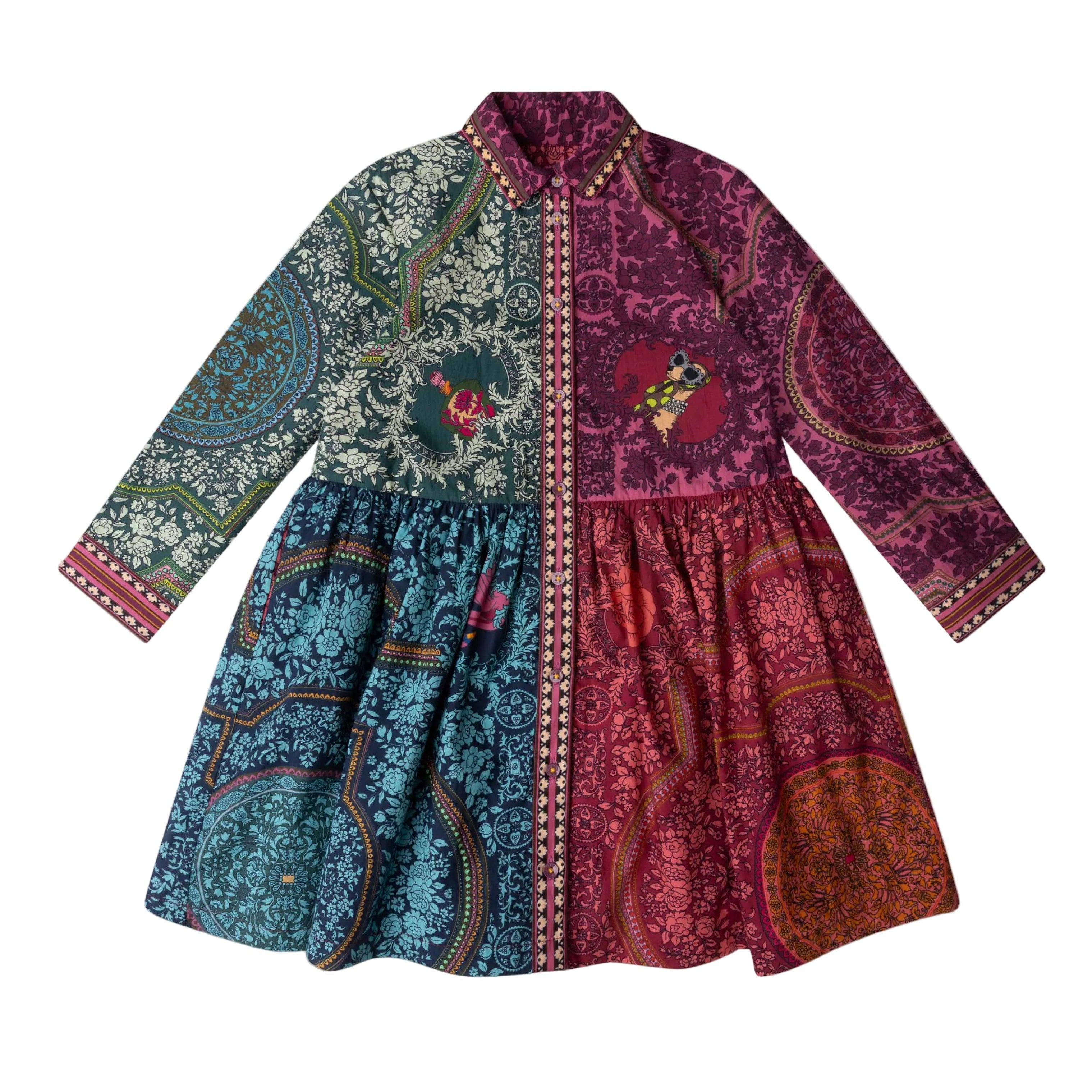 Oilily Parisian Patchwork ShirtDress