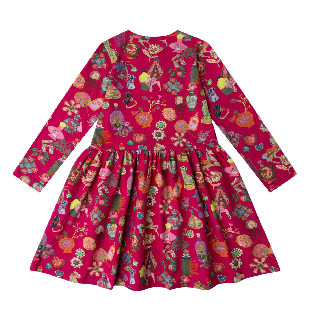 Oilily Fuschia Paris Print Dippa Dress