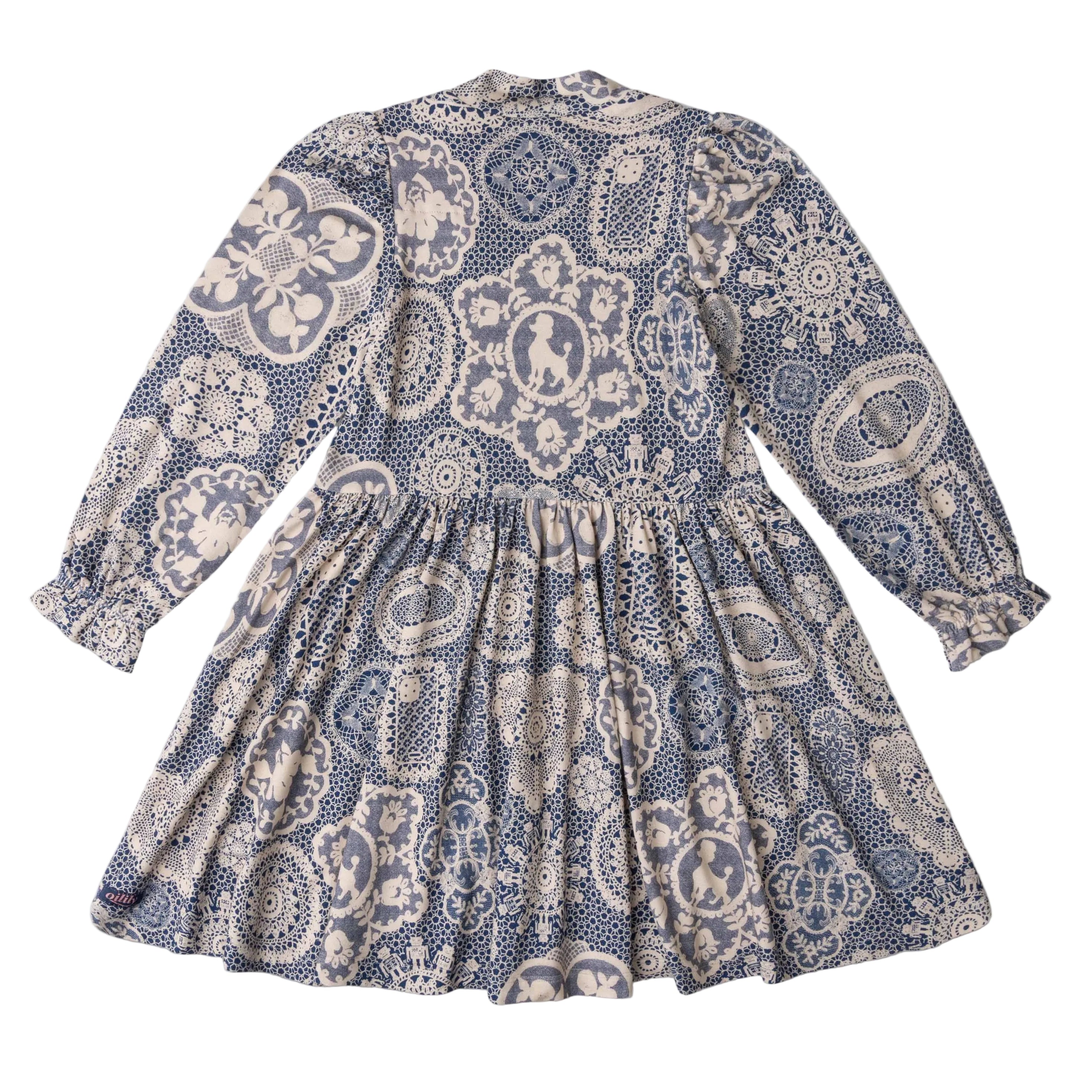 OIlily Doulouse Rayon Lace Print Dress