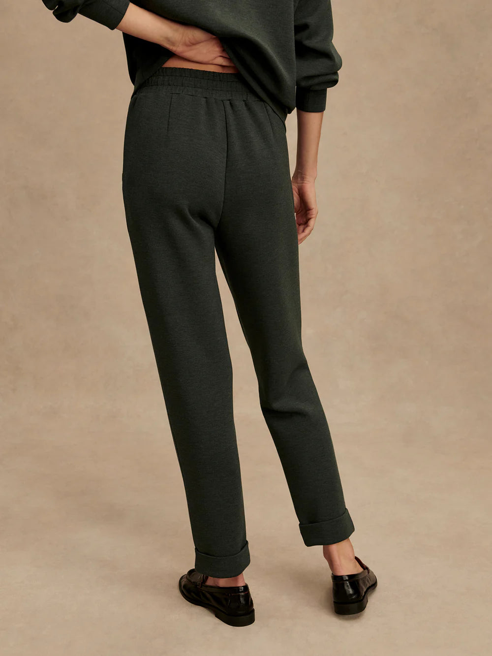 Varley Double Soft Olive Slim Cuffed Pant