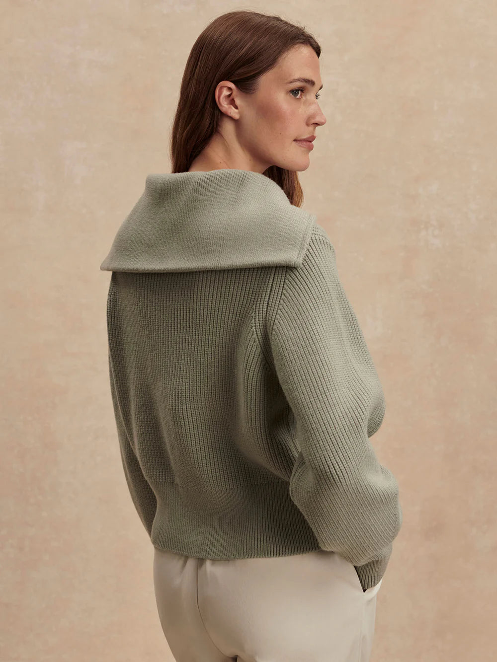 Varley Maura Agate Grey Sweater Half zip