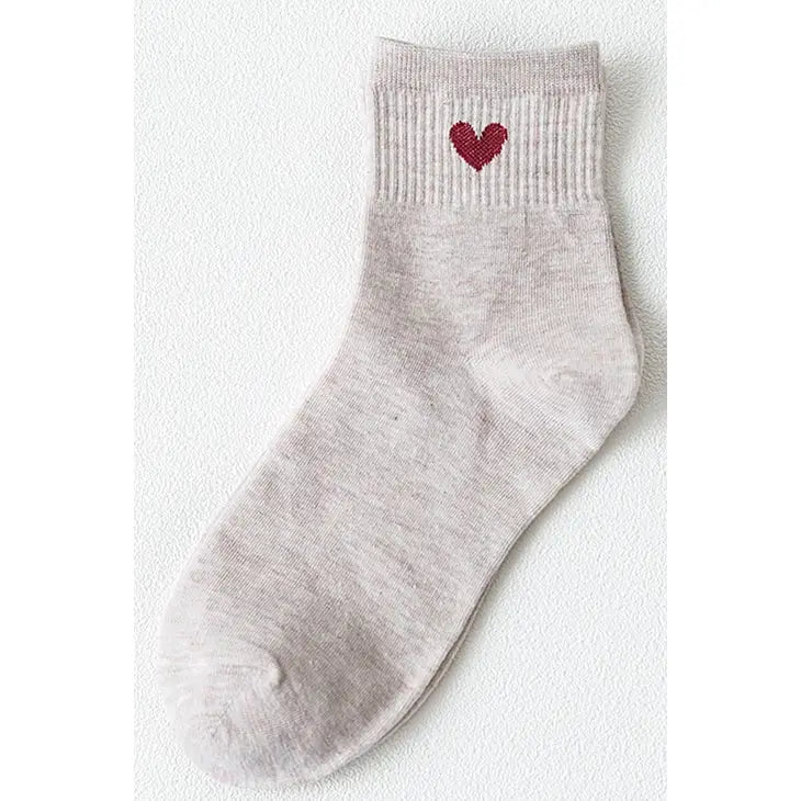 Single Heart Socks