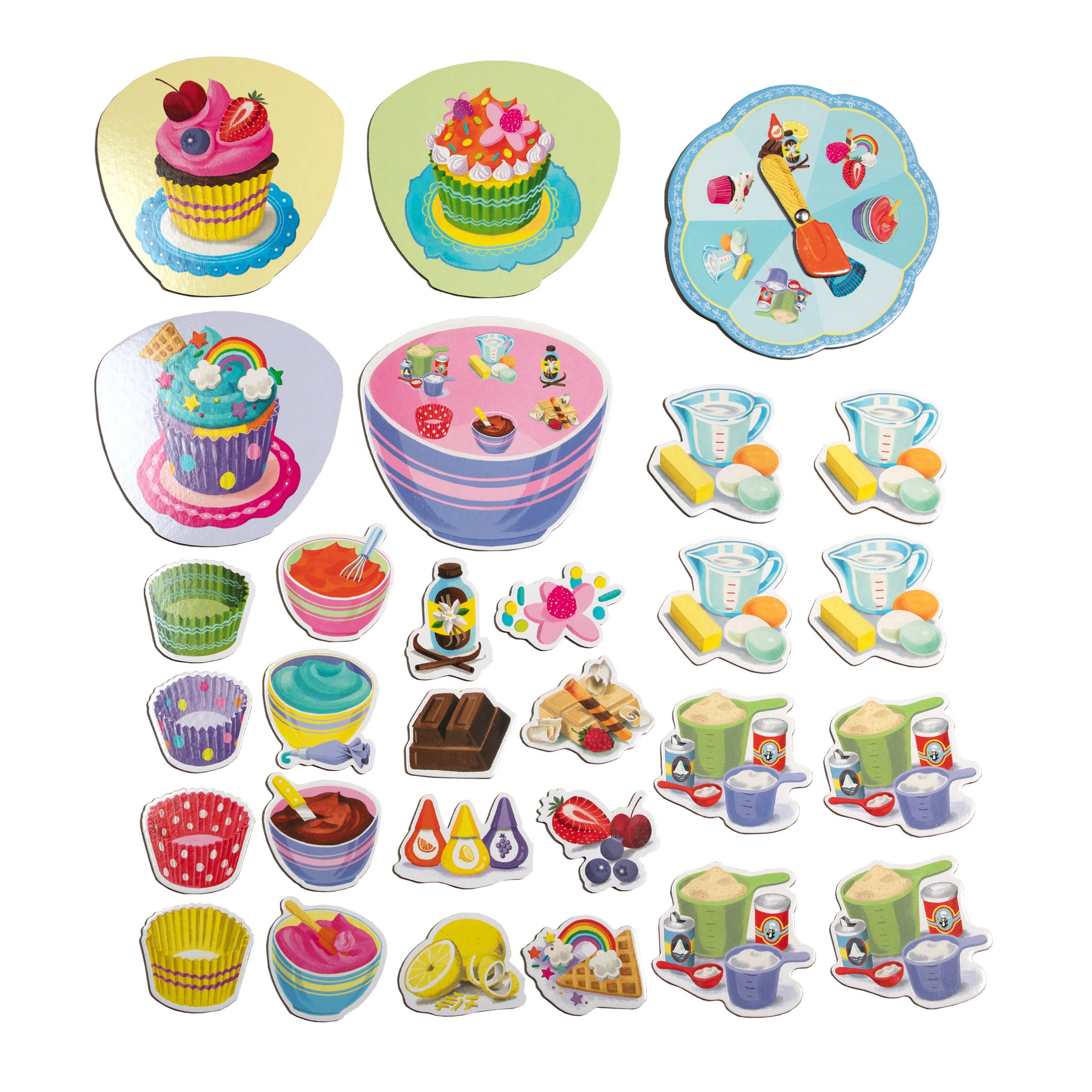 Cupcake Shaped Spinner Game