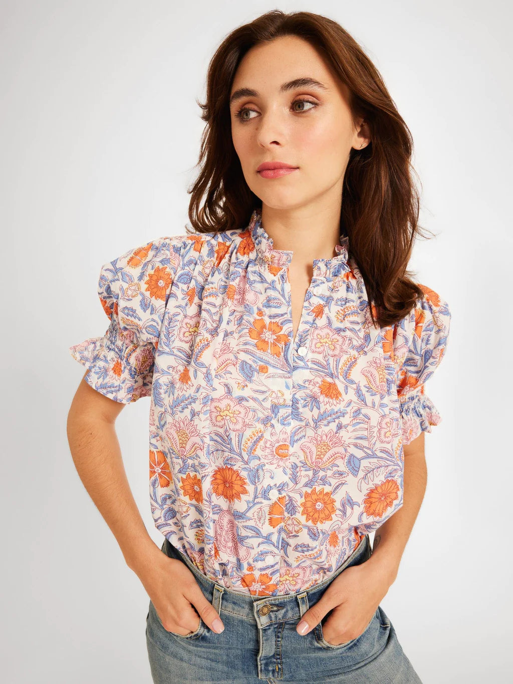 Mille Newport Floral Marnie Top