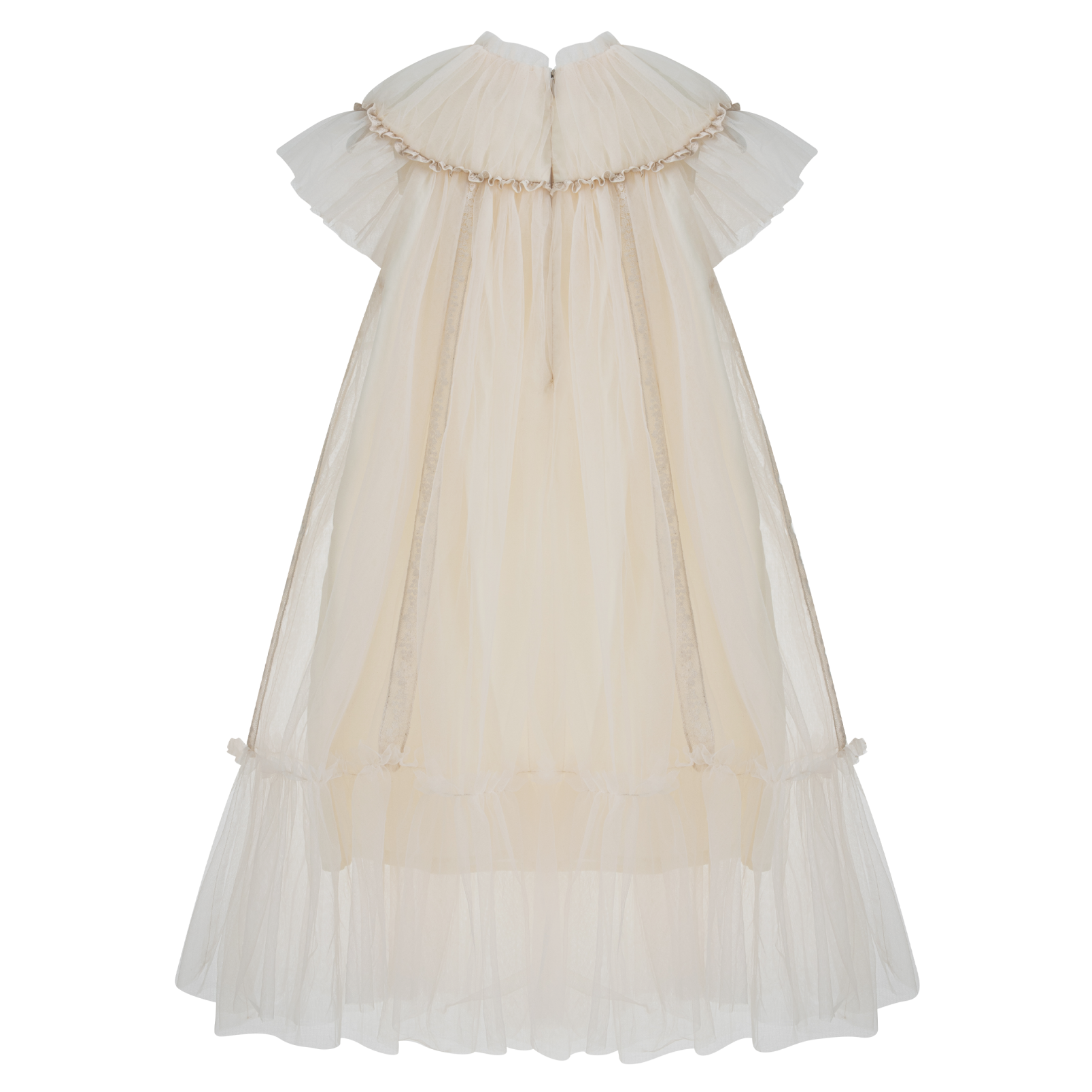 Italian Marisol Cream Tulle Float Dress