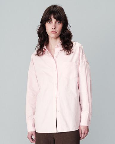 Nesrine Pink Oversized Shirt