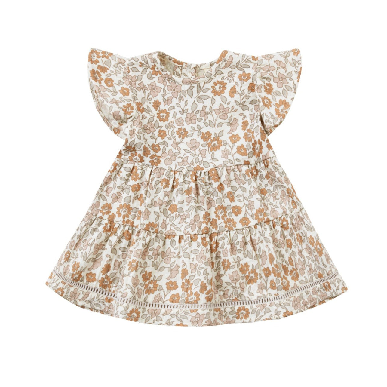 Quincy Mae Lily Rust Floral Dress