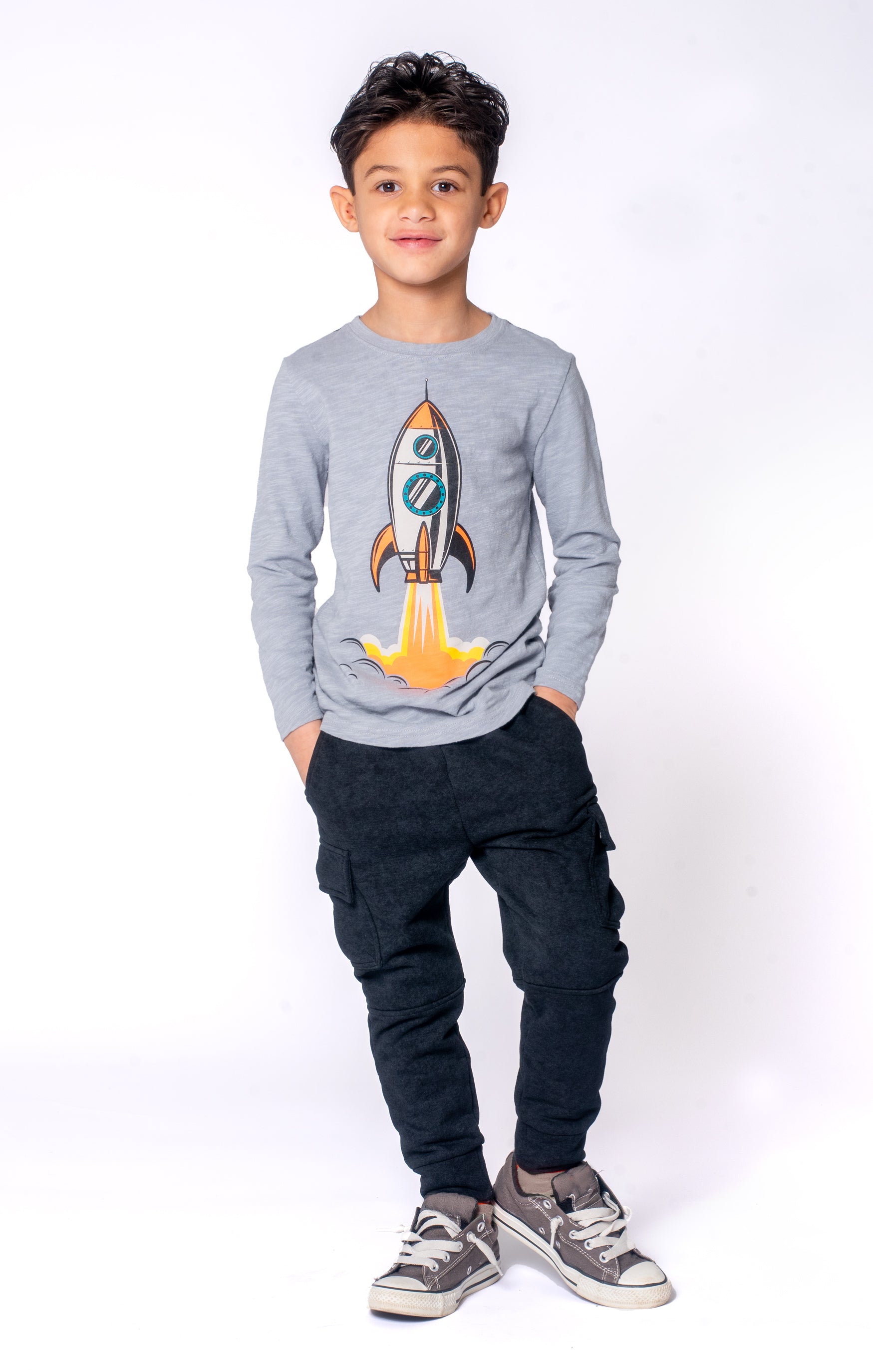 Light Grey Rocket Tee