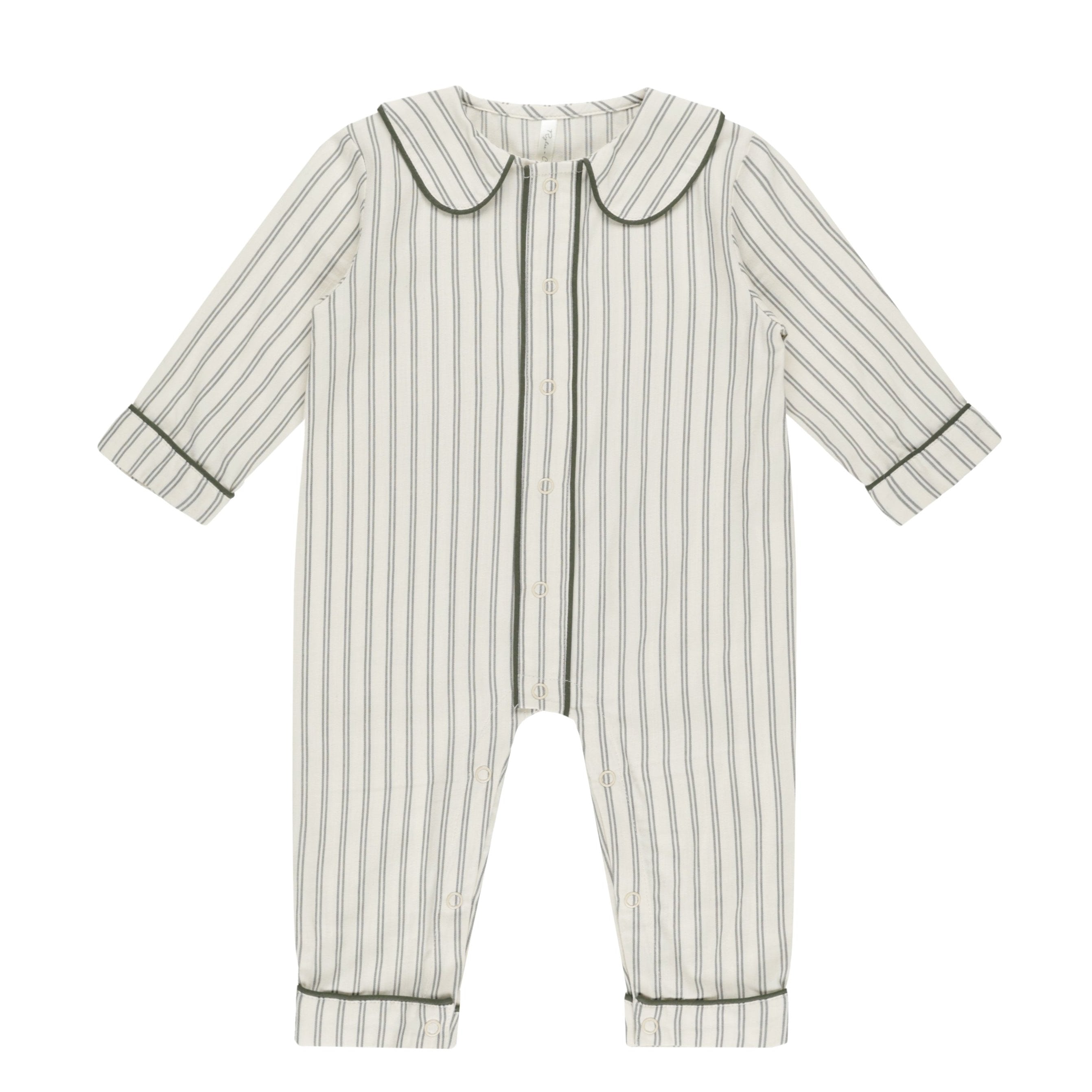 Rylee and Cru Forest Stripe PJ Romper