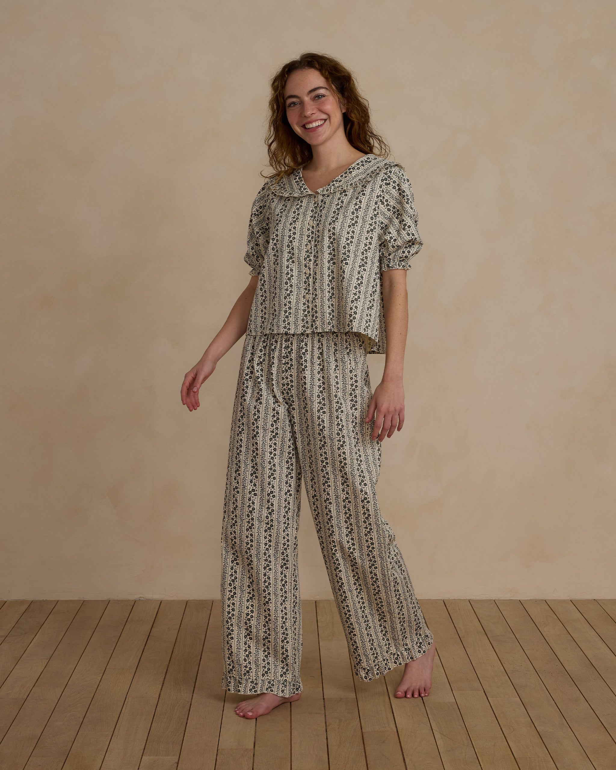 Rylee & Cru Forest Vine Print Pajamas