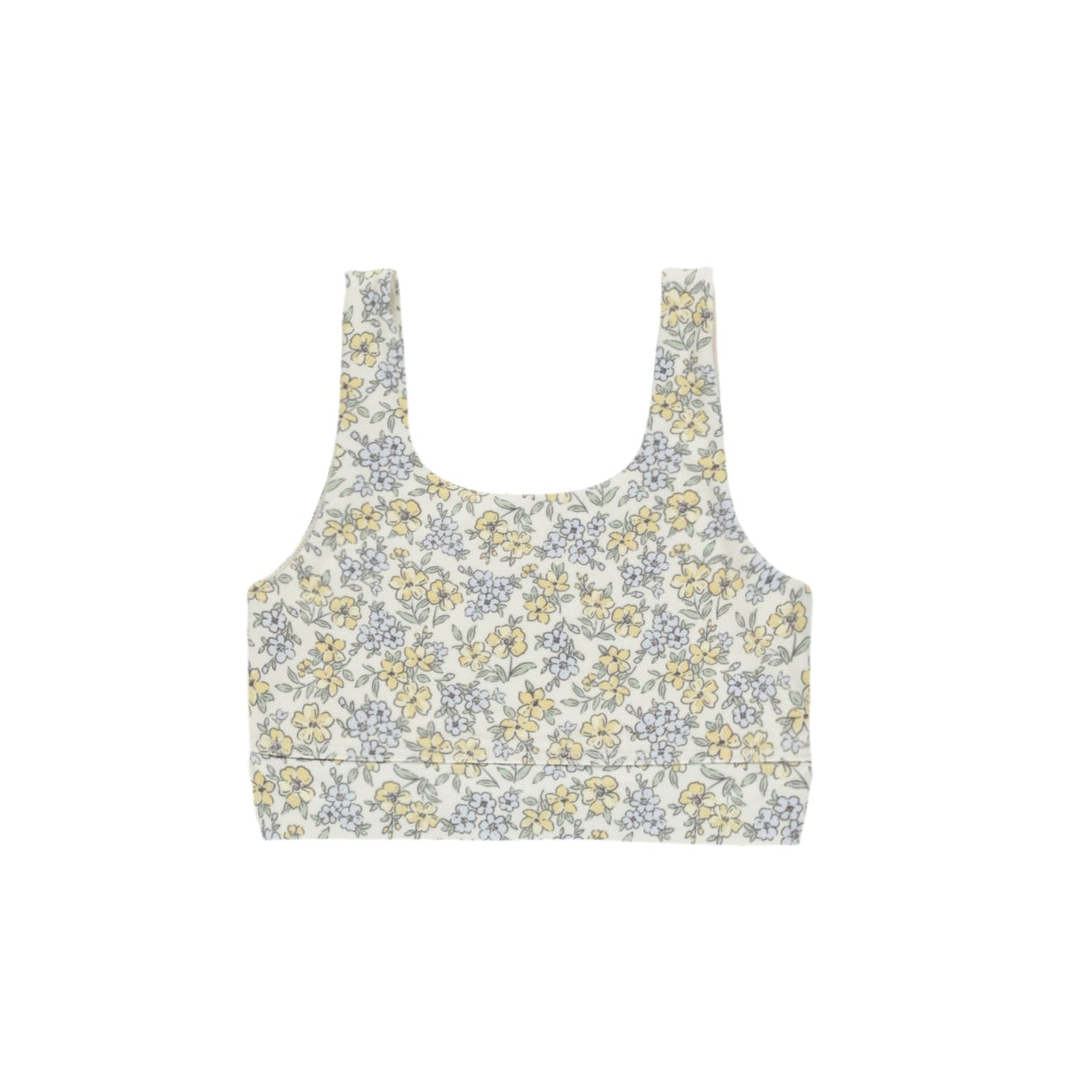 Rylee & Cru Yellow Bloom Sports Tank