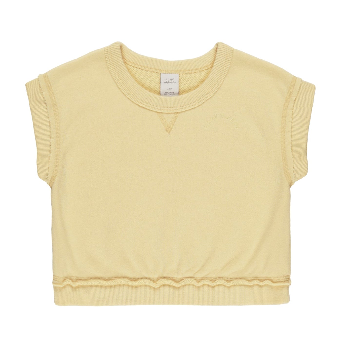 Rylee and Cru Yellow Fleece Tee