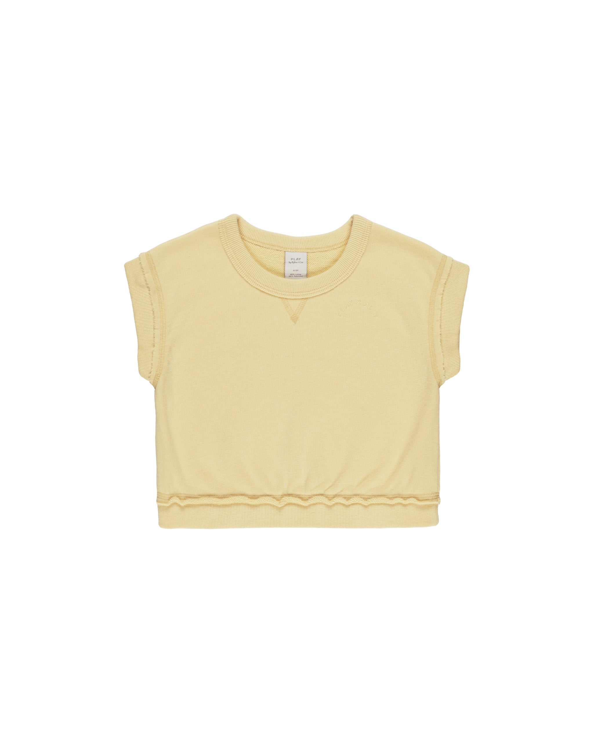 Rylee and Cru Yellow Fleece Tee