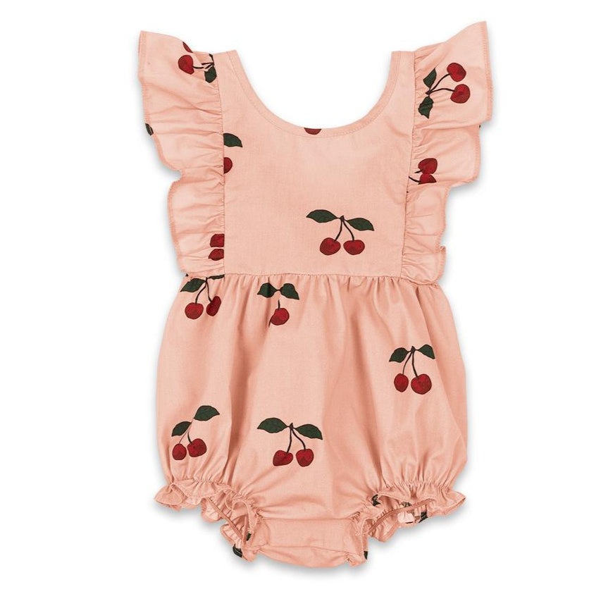 Konges Slojd Pink Cherries Romper