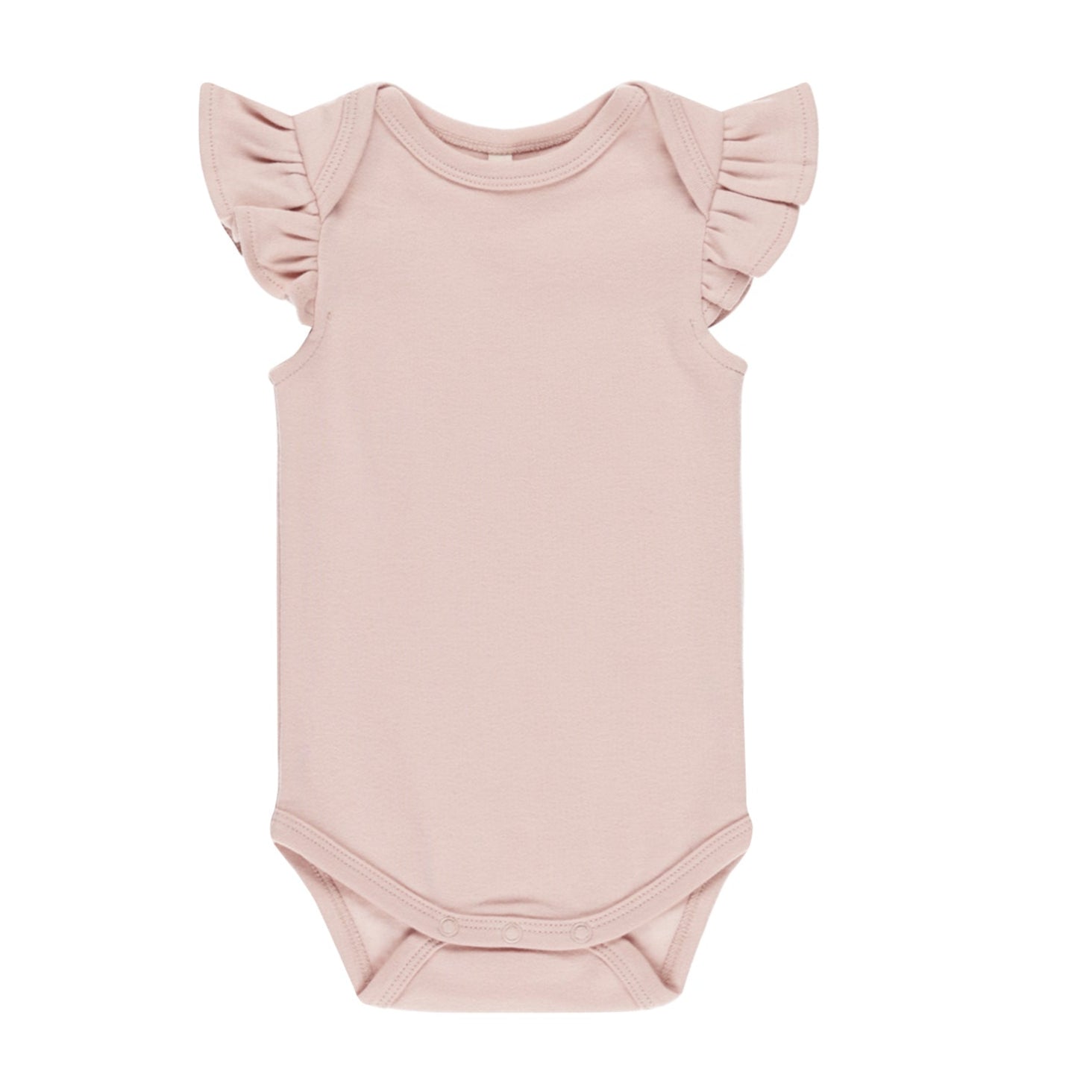 Quincy Mae Soft Pink Solid Onesie