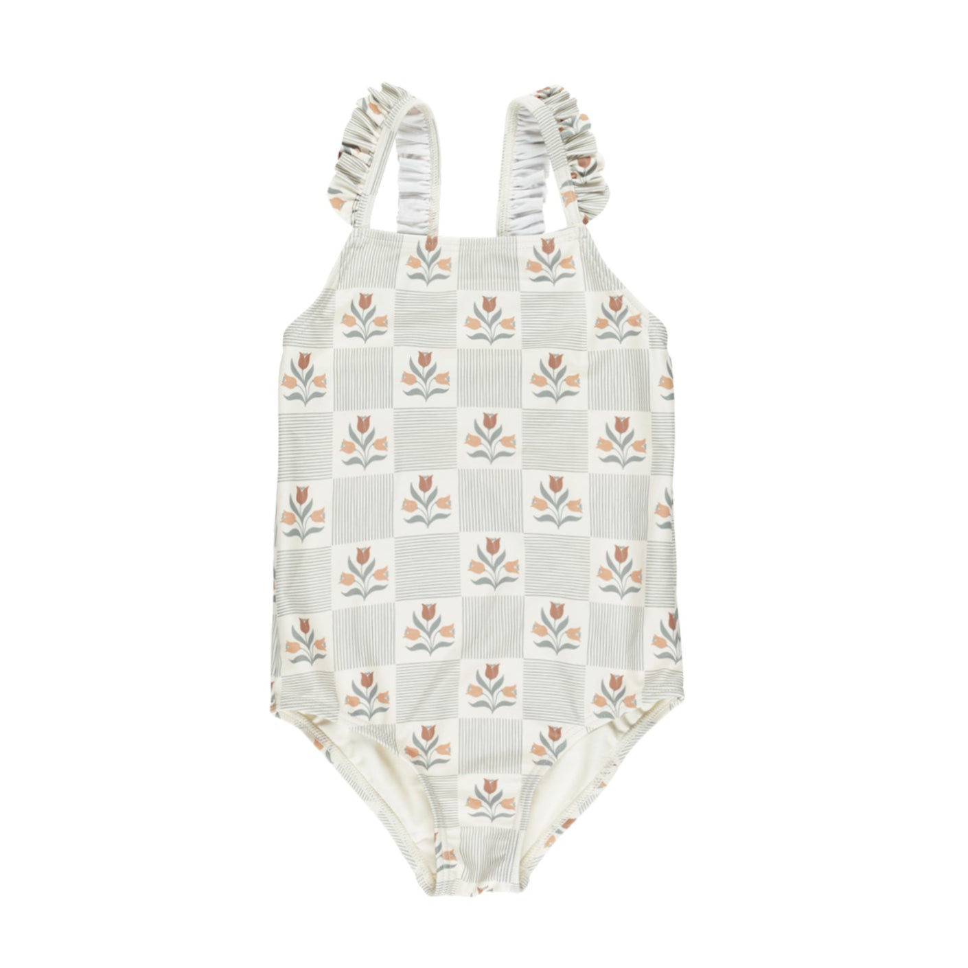 Rylee and Crew Garden Grid Swimsuit