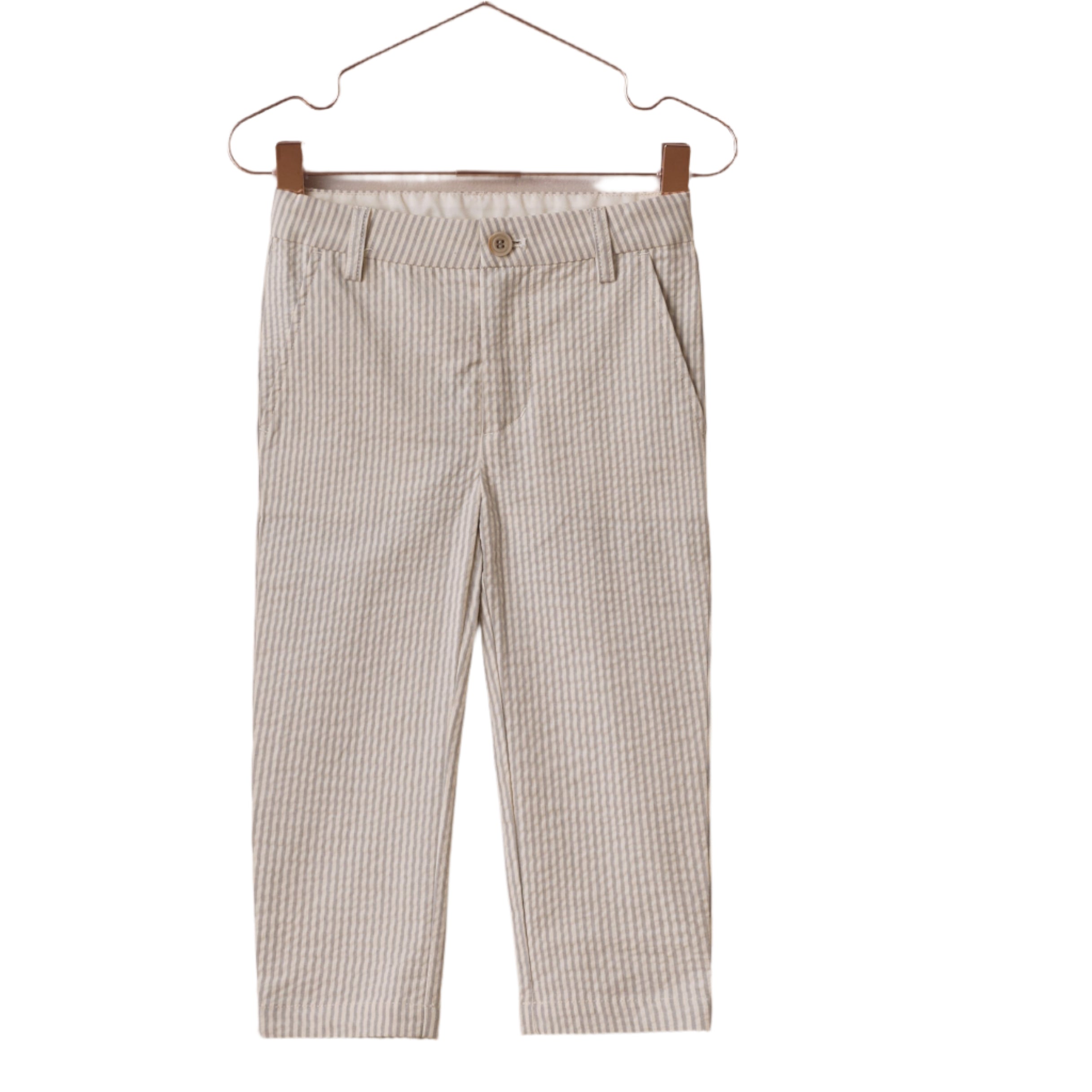 Sage Seersucker Trouser